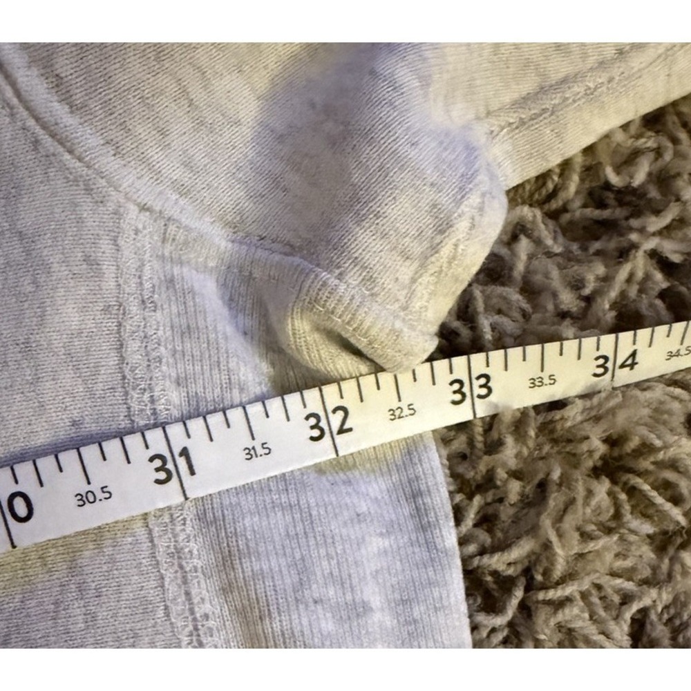 VTG University Of Michigan (U of M)  Hoodie Sweatshirt Gray Embroidered Size 2XL - Picture 4 of 8